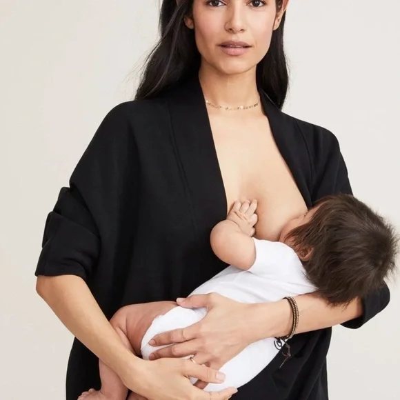 Hatch maternity early days nursing sweatshirt p xs black - Picture 2 of 6